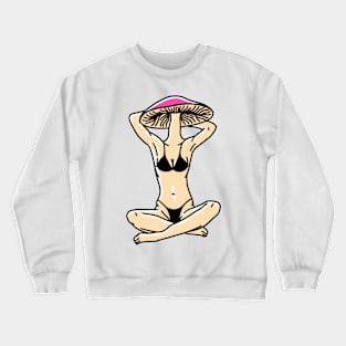 Mushroom Lady Crewneck Sweatshirt